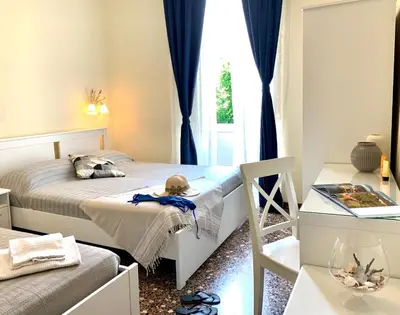 Letto o letti in una camera di Hotel Baia di Levanto
