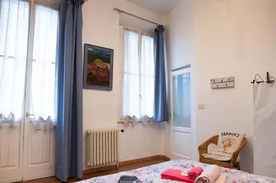 Letto o letti in una camera di Il Borgo appartamento Clelia