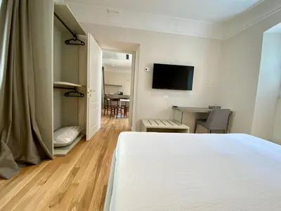 Letto o letti in una camera di Residenza d'epoca dei Fondachi