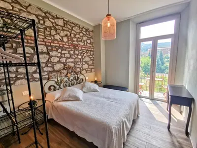 Letto o letti in una camera di La Luna dei Medici