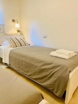 Letto o letti in una camera di Modern City Apartment