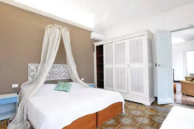 Letto o letti in una camera di Appartamento della piazza