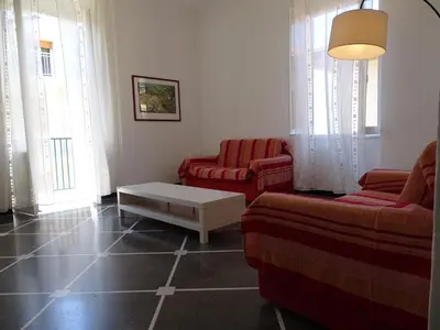 Area soggiorno di Casa Jacopo 50 mt dal mare