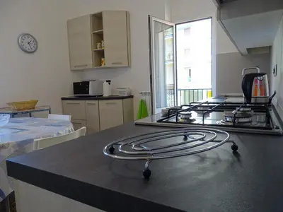 Cucina o angolo cottura di Casa Jacopo 50 mt dal mare