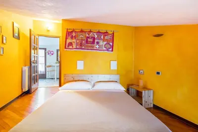 Letto o letti in una camera di Antica Porta delle Cinque Terre