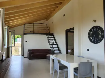 Area soggiorno di Villa Joana