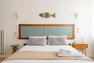Letto o letti in una camera di La Casa sulle Mura
