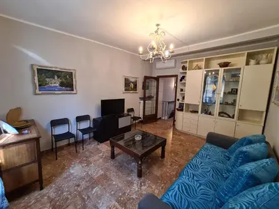 Area soggiorno di Una Finestra su Rapallo by PortofinoVacanze