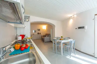 Cucina o angolo cottura di Nonna Sandrina in Monferrato hills - Happy Rentals