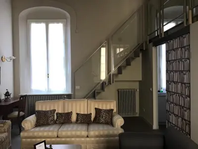 Area soggiorno di Luigi in Palazzo Bianchi