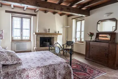 Letto o letti in una camera di Villa Manganina - Tabiano Castle Country Villas