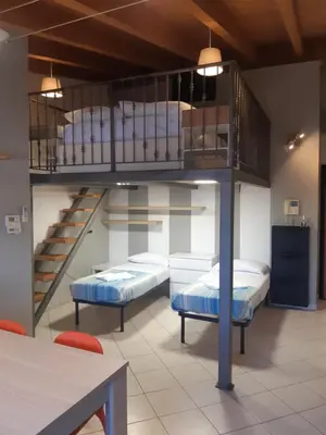 Letto o letti in una camera di CASA CERVI