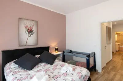 Letto o letti in una camera di Casa Emy