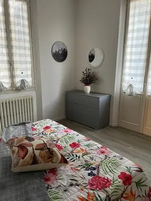 Letto o letti in una camera di Un balcone sul centro storico