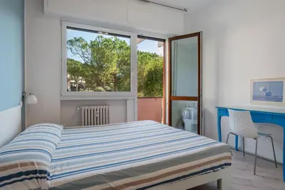 Letto o letti in una camera di Solaria
