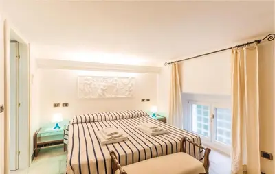 Letto o letti in una camera di Girasole
