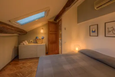Letto o letti in una camera di Exclusive Holiday Home, La Casa dei pittori Monterosso