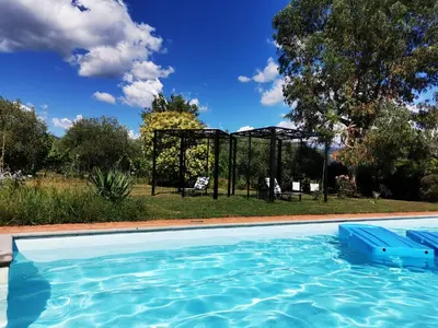 Piscina di ArtVillaArmonia Sarzana, villa piscina esclusiva o nelle vicinanze