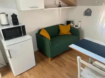 Cucina o angolo cottura di La mansarda in centro