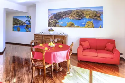 Area soggiorno di Fernanda Apartment - Levanto