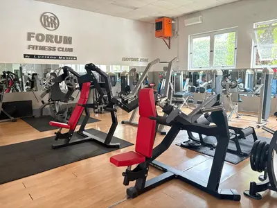 Palestra o centro fitness di FGH Apartment ZONA FIERA FREE PARKING