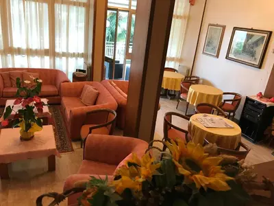 Area soggiorno di Hotel Garden Ristorante