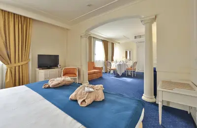 Letto o letti in una camera di Hotel San Marco & Formula Club