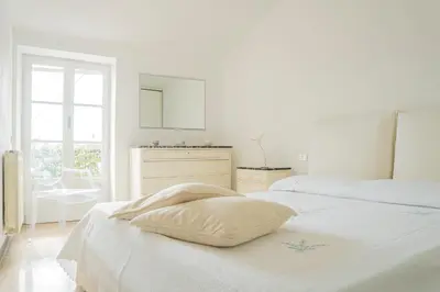 Letto o letti in una camera di 031 - Casa Armonia Vista MARE Sestri Levante, Pace Natura