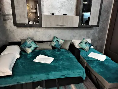 Letto o letti in una camera di Silver Home