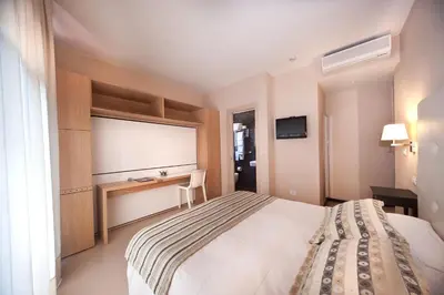 Letto o letti in una camera di Hotel Carla