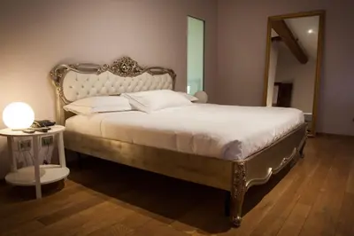 Letto o letti in una camera di Hotel Villa Nabila