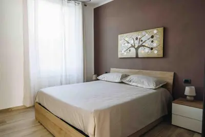 Letto o letti in una camera di La Terra del Mare