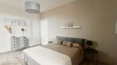 Letto o letti in una camera di Casale Monte Valestra