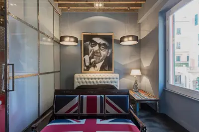 Letto o letti in una camera di Loft Garibaldi