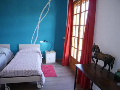Letto o letti in una camera di B&B Des Artistes