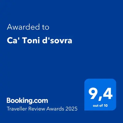 Certificato, attestato, insegna o altro documento esposto da Ca' Toni d'sovra