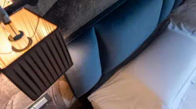 Letto o letti in una camera di Hotel Terme Salvarola