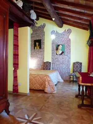 Letto o letti in una camera di Mulino di Prada