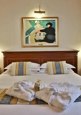 Letto o letti in una camera di Best Western Classic Hotel