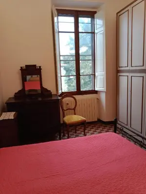 Letto o letti in una camera di Casa con Vista - Border House - Pontremoli