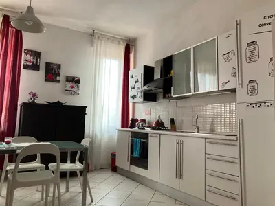 Cucina o angolo cottura di Appartamento incantevole a Parma