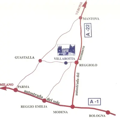 Planimetria di Hotel Villa Montanarini