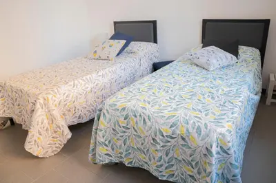 Letto o letti in una camera di 040 - Casa del LORD a Chiavari CENTRO 500 metri dal MARE