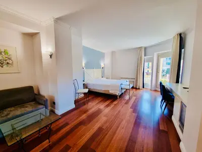 Letto o letti in una camera di Hotel Canali, Portofino Coast
