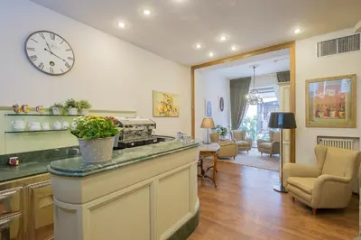 Cucina o angolo cottura di Hotel Torino