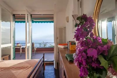 Letto o letti in una camera di Orizzonti blu! In villaggio esclusivo con terrazza