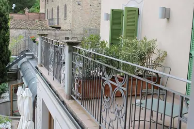 Balcone o terrazza di Cora Hotels Leon d'Oro