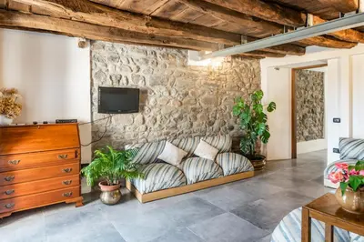 TV o dispositivi per l'intrattenimento presso GuestHost - Nearby 5Terre Authentic Apartment