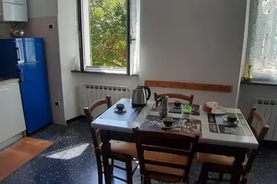 Cucina o angolo cottura di Le ortensie di Villa Vittoria nel verde a pochi minuti di auto dalle spiagge