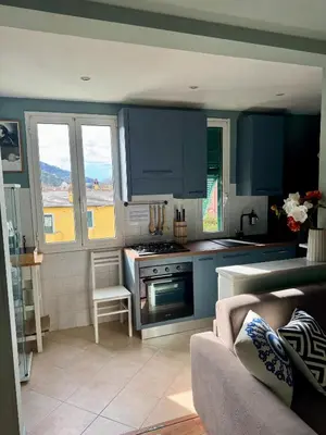 Cucina o angolo cottura di Nel blu dipinto di blu Apartment
